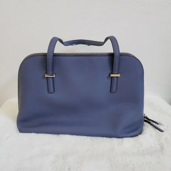 Kate Spade NY Women's Periwinkle Inner Pockets Bottom Studded Tote Bag Purse - Picture 7 of 16